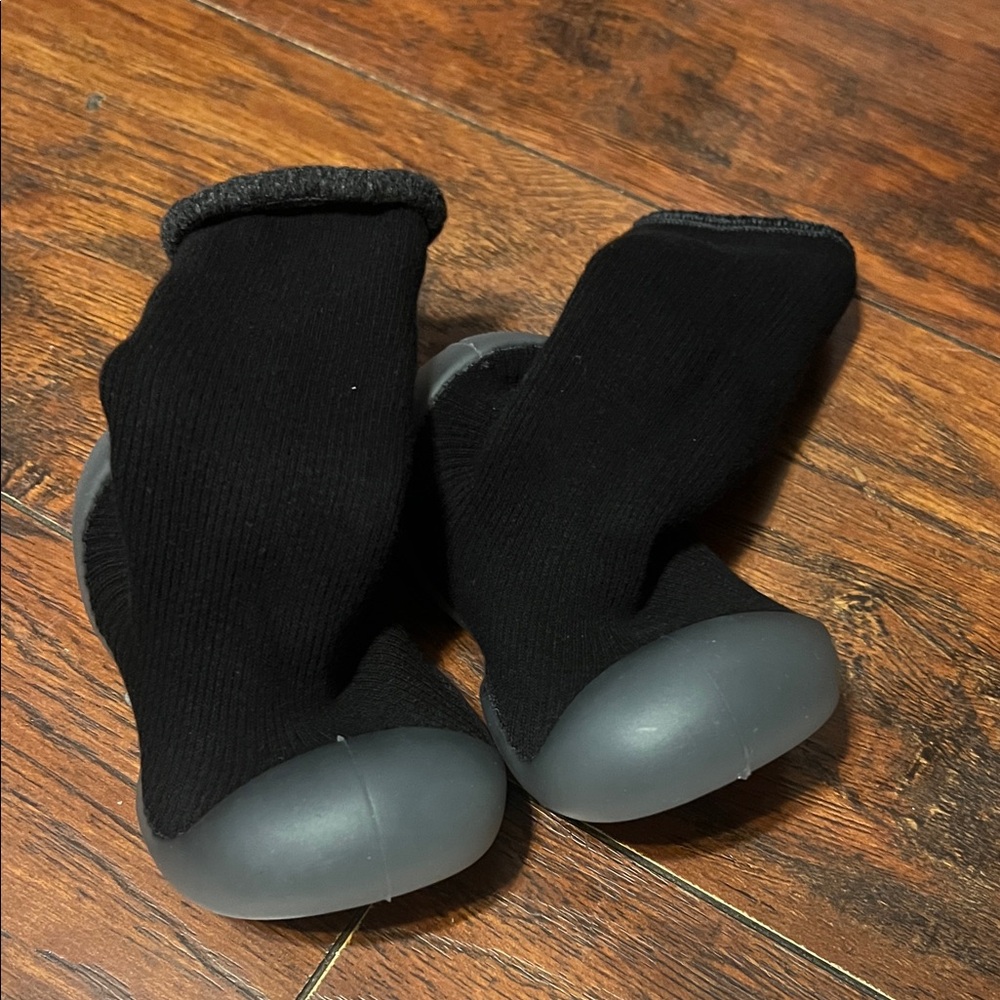 Stylish Black and Gray Kids Casual Socks